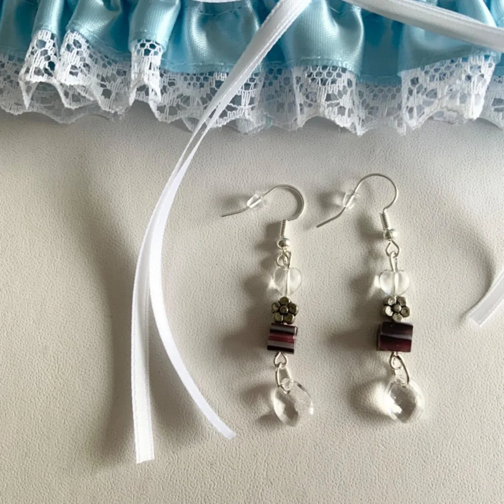 New Handmade Boho Czech Glass Beaded Dangle/Drop Earrings
